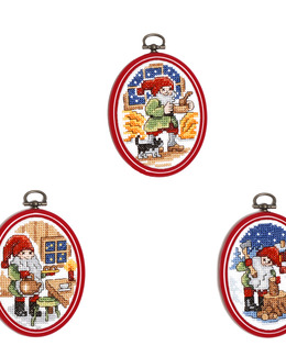 Broderikit Flexitavla I full fart 3-pack