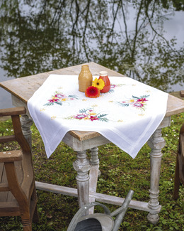 Broderikit Tropiskt Blomster