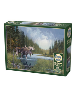 Pussel Älg vid sjön 1000 bitar