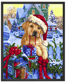 Paint By Numbers Hundarnas jul