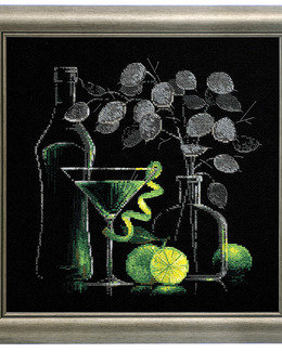 Broderikit Tavla Elegant lime