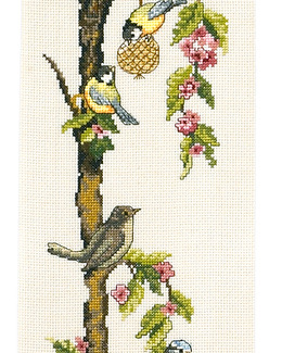 Broderikit Vepa Fåglarnas oas