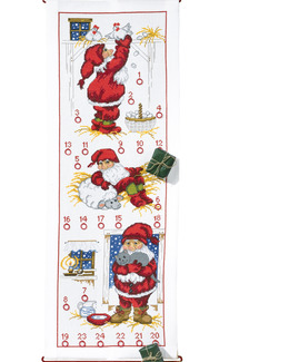 Broderikit Kalender Stalltomten