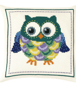Broderikit Kudde Ugglan Louie