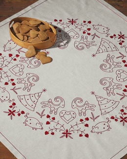 Broderikit Duk Pepparkakor