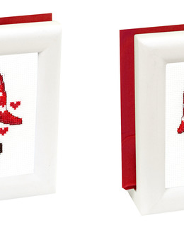 Broderi Julhjärtan 2-pack