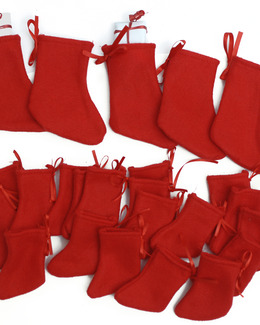 Julstrumpor 24-pack