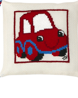 Broderikit Kudde Bil