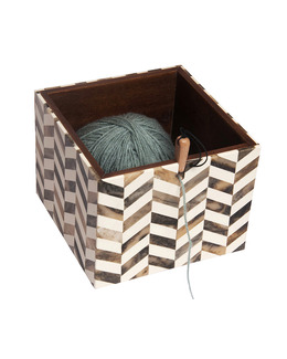 Fyrkantig garnskål KnitPro