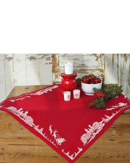 Broderikit Duk Tomtens slädfärd