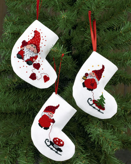 Julstrumpor Tomtenissar 3-pack
