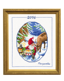 Broderikit Årstomte 2016