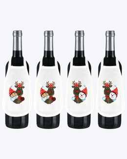 Flaskförkläden Rudolf 4-pack