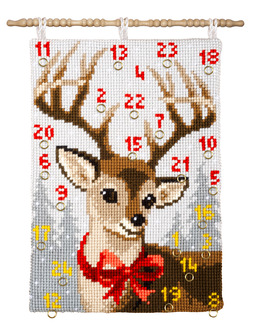 Broderikit Kalender Rådjur med rosett