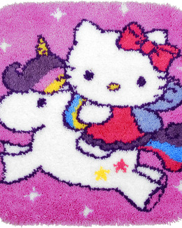 Ryamatta Hello Kitty på enhörning