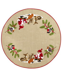 Julgransmatta Möte i skogen