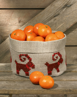 Fruktkorg Julbock