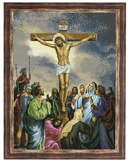 Broderikit Tavla Jesus på korset