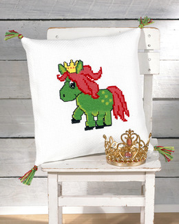 Broderikit Kudde Ponny