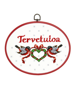 Broderikit Flexitavla Välkommen