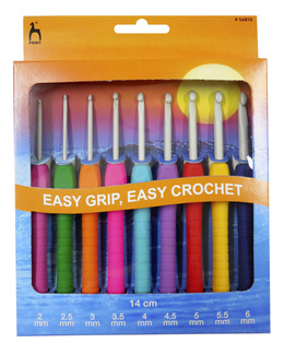 Virknålar Easygrip Mix 9-pack