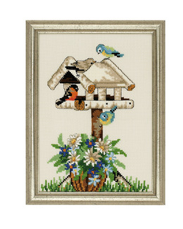 Broderikit Tavla Fågelbordet