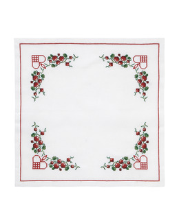 Broderikit Duk Lingonris