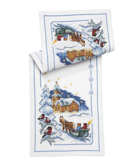 Broderikit Löpare Slädfärd i natten