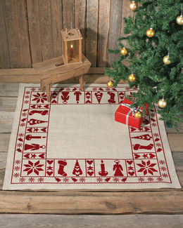 Julgransmatta Julstämning