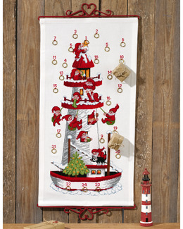 Broderikit Kalender Nissarnas lek