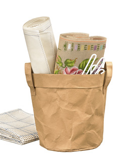 Oppbevaringspose uten garn og mønster Strikking, pynt, garn og strikkeoppskrifter
