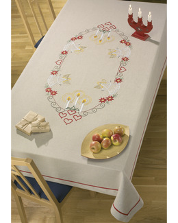 Broderikit Middagsduk Änglar