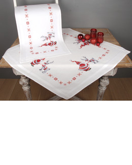 Broderikit Duk Tomtens ren