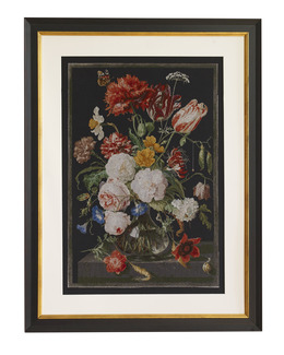 Broderikit Tavla Stilleben med blomm