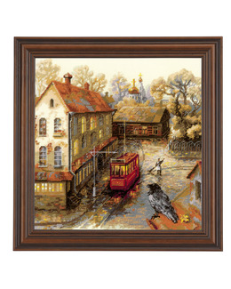 Broderikit Tavla Höstdag