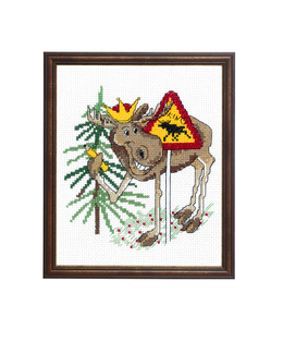 Broderikit Tavla Skogens konung