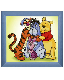 Diamond Painting Nalle puh och hans vänner