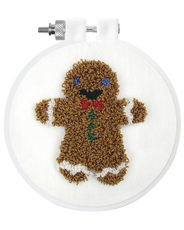 Punch needle kit Pepparkaksgubbe