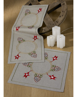 Broderikit Duk Trådtomte