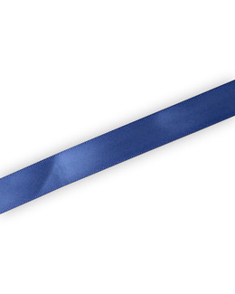 Silkebånd mørk blå 15 mm Strikking, pynt, garn og strikkeoppskrifter