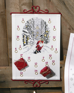 Broderikit Kalender Tomtenatt