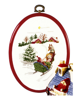 Broderikit Flexitavla Kälktur