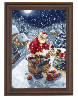 Broderikit Tavla Jultomten