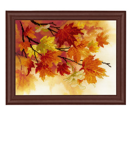 Broderikit Tavla Höstfärger