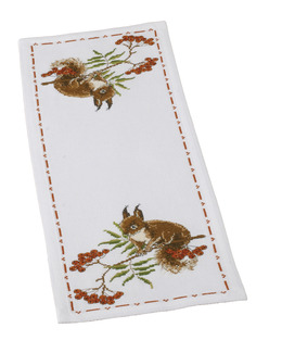 Broderikit Löpare Rönnbär