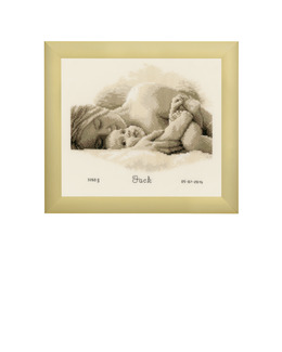 Broderikit Tavla Första kramen