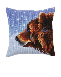 Broderikit Kudde Björn