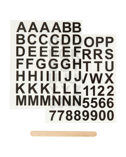 Rub-on stickers Bokstäver