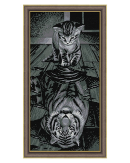 Diamond painting Reflektion