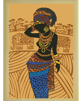 Diamond Dotz Afrikansk prinsessa